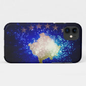 vuurwerk; Kosovaarse vlag Case-Mate iPhone Case (Achterkant (horizontaal))