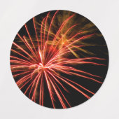 Vuurwerk Labels (Design 1)