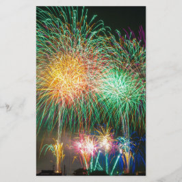 Vuurwerk Licht Japan Festival Briefpapier