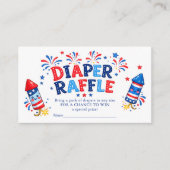 Vuurwerk Luier Raffle Kaart (Voorkant)