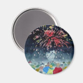 Vuurwerk Magneet (Voorkant / Achterkant)
