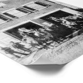 Vuurwerk met apparatuur poster (Hoek)