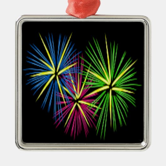VUURWERK METALEN ORNAMENT (Voorkant)