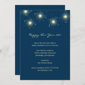 Vuurwerk nieuw jaar Uitnodigingen Eve Party (Voorkant / Achterkant)