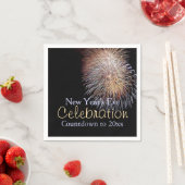 Vuurwerk Nieuwjaarsfeest servetten (Insitu)