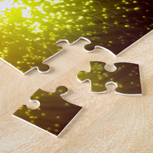 Vuurwerk; Oekraïense vlag Legpuzzel (Zijkant)