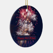 Vuurwerk Onafhankelijkheidsdag 4 juli Keramisch Ornament (Rechts)