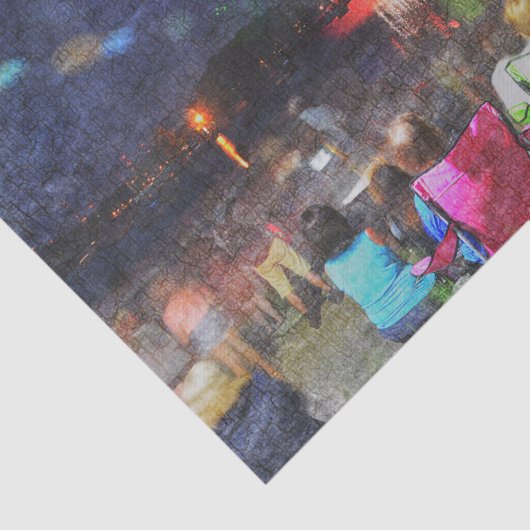 Vuurwerk Onafhankelijkheidsdag 4 juli Tissuepapier (Detail)