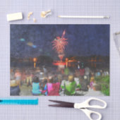 Vuurwerk Onafhankelijkheidsdag 4 juli Tissuepapier (Craft)