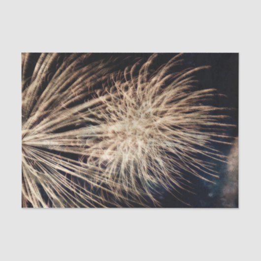 Vuurwerk Onafhankelijkheidsdag Gold Black 4 juli Tissuepapier (Voorkant)