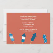 Vuurwerk Onafhankelijkheidsdag Kaart (Voorkant)