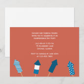 Vuurwerk Onafhankelijkheidsdag Kaart (Voorkant / Achterkant)