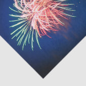 Vuurwerk Onafhankelijkheidsdag Kleurrijk 4 juli Tissuepapier (Detail)