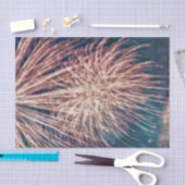Vuurwerk Onafhankelijkheidsdag Teal 4 juli Tissuepapier (Craft)