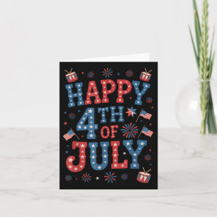 vuurwerk ons patriottische Amerikaanse trots op de Kaart