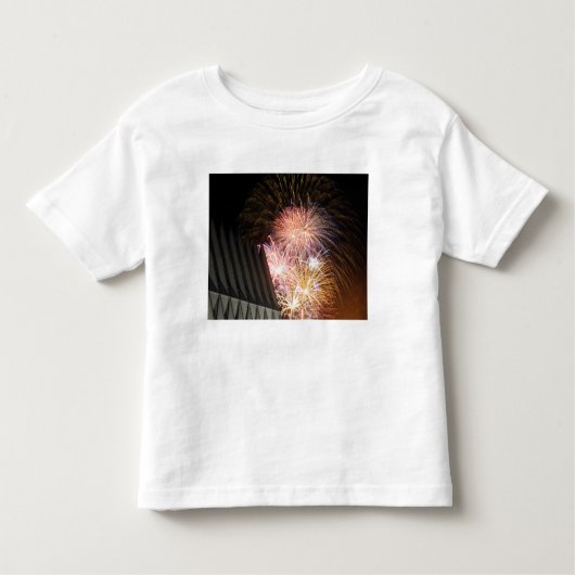 Vuurwerk ontploft kinder shirts (Voorkant)