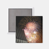 Vuurwerk ontploft magneet (Voorkant / Achterkant)