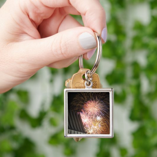 Vuurwerk ontploft sleutelhanger (Hand)