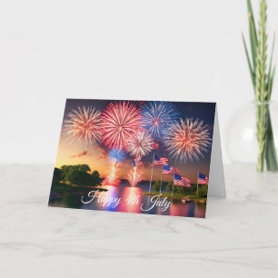 Vuurwerk op 4 juli kaart