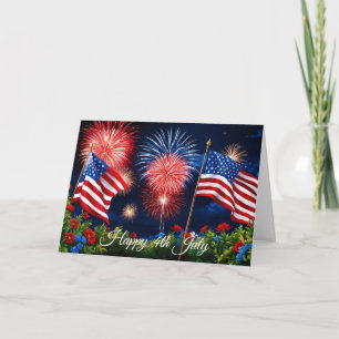 Vuurwerk op 4 juli kaart