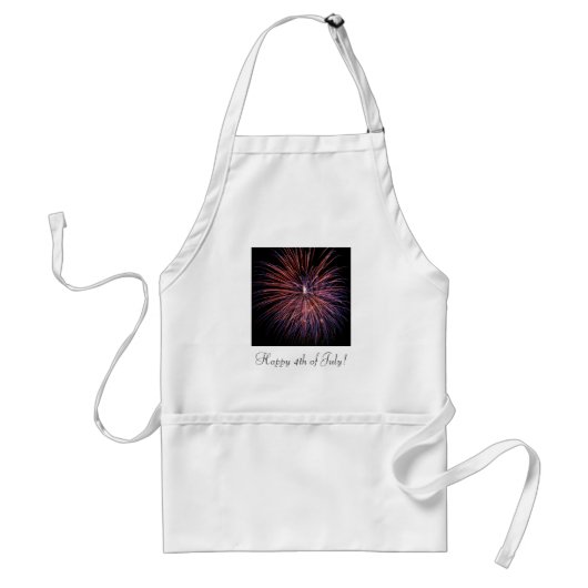 Vuurwerk op 4 juli Schort (Voorkant)