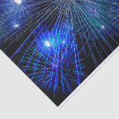 Vuurwerk op Blauwe Onafhankelijkheidsdag 4 juli Tissuepapier (Detail)