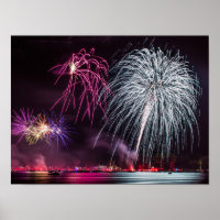 Vuurwerk op het meer