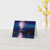 Vuurwerk op het Oost-Gull-meer Kaart (Gele Bloem)