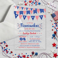 Vuurwerk op komst! 4 juli baby shower