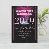 Vuurwerk op Nieuwjaarsfeest Kaart (Staand voorkant)