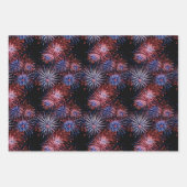 Vuurwerk op Onafhankelijkheidsdag 4 juli Inpakpapier Vel (Voorkant)