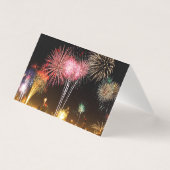 Vuurwerk op oudejaarsavond Kaarten (Voorkant)