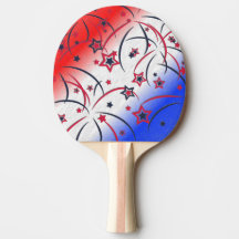 Vuurwerk op Rood Wit Blauw