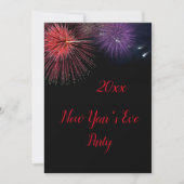 Vuurwerk Oud en Nieuw Uitnodiging (Voorkant)