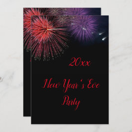 Vuurwerk Oud en Nieuw Uitnodiging