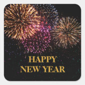 Vuurwerk Oudejaarsavond Sticker (Voorkant)