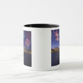 Vuurwerk over Chicago skyline 2 Mok (Midden)