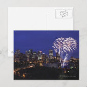 Vuurwerk over de Stad Briefkaart (Voorkant / Achterkant)