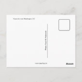 Vuurwerk over Washington DC Briefkaart (Achterkant)