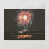 Vuurwerk over Washington DC Briefkaart (Voorkant)