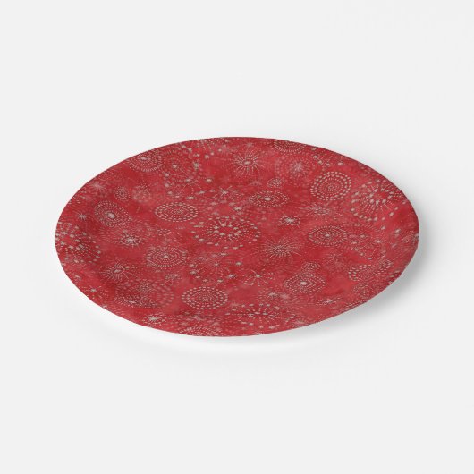 Vuurwerk Papieren Bordje (Gekanteld)