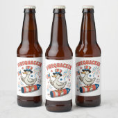 Vuurwerk Patriottische Eend 4 juli 250ste Bier Etiket (Flessen)