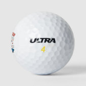 Vuurwerk Patriottische Eend 4 juli 250ste Golfballen (Logo)