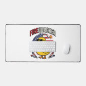 Vuurwerk Patriottische Eend Vuurwerk Vectorontwerp Bureaumat (Keyboard & Muis)
