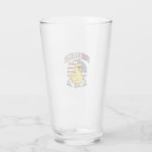 Vuurwerk Patriottische Eend Vuurwerk Vectorontwerp Glas (Achterkant)