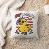 Vuurwerk Patriottische Eend Vuurwerk Vectorontwerp Kussen (Deken)