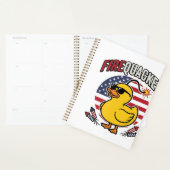 Vuurwerk Patriottische Eend Vuurwerk Vectorontwerp Planner (Display)