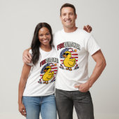 Vuurwerk Patriottische Eend Vuurwerk Vectorontwerp T-shirt (Unisex)