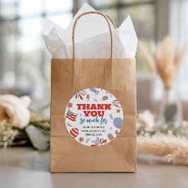 Vuurwerk Patriottische Favoriet Cadeautags Bedankjes Labels