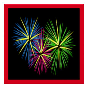 VUURWERK PERFECT POSTER